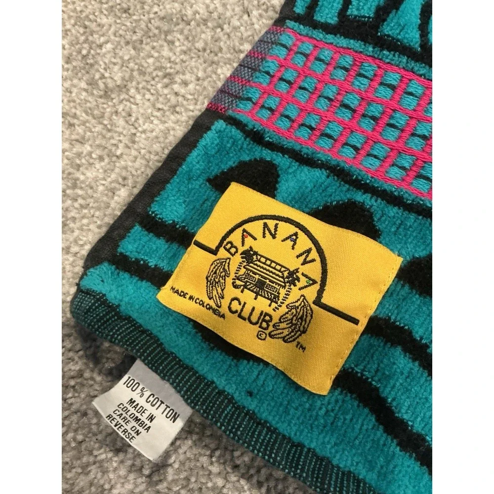 VTG Banana Club Keith Haring beach towel Double Sided iconic maze-like figure